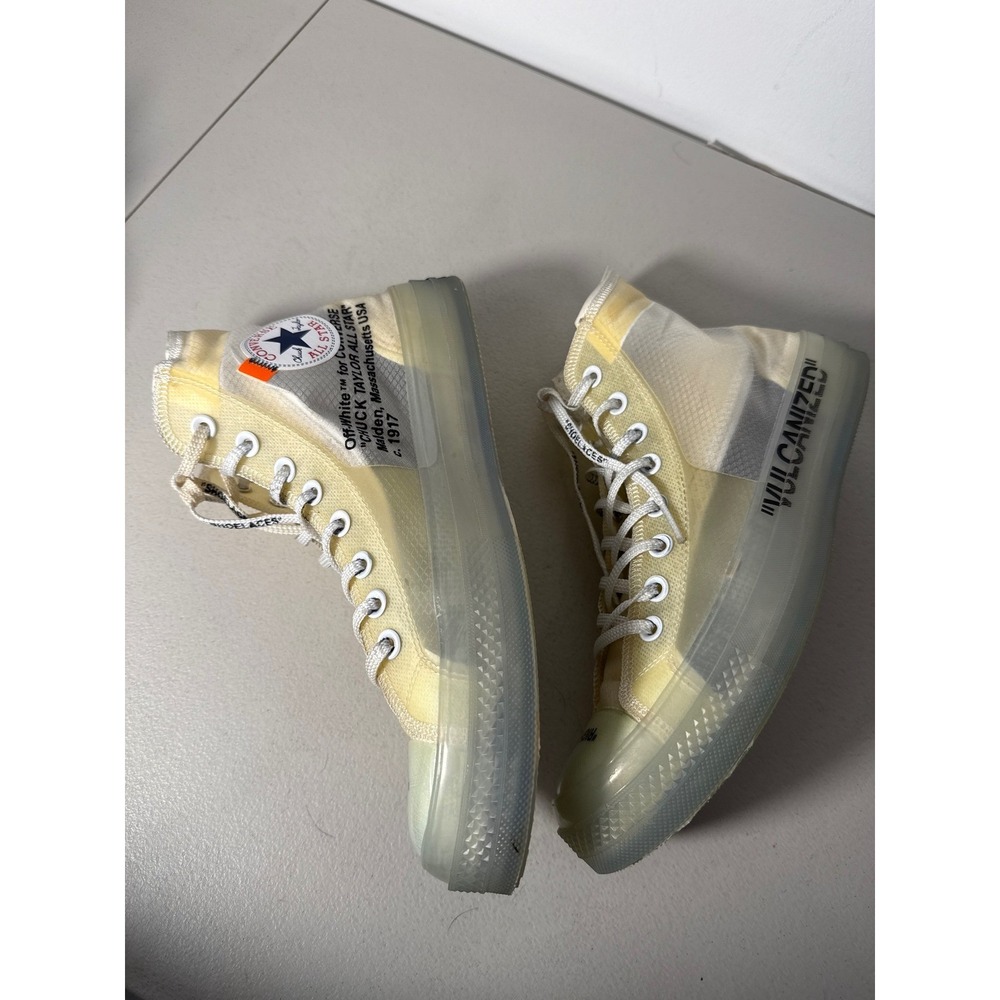 Off-White Converse Chuck Taylor All Star The Ten Hi Top White 162204C Mens Sz 11